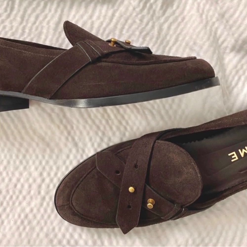 Frame Denim Brown Suede Loafers